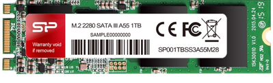 SSD накопичувач Silicon Power M.2 2280 A55 256 ГБ (SP256GBSS3A55M28) 42135 фото