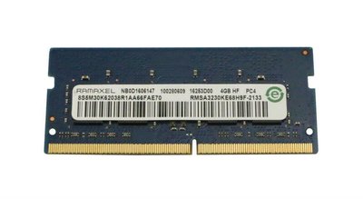 Пам'ять Ramaxel 4GB SO-DIMM DDR4 2133 MHz (RMSA3230KE68H9F-2133) RMSA3230KE68H9F-2133 фото