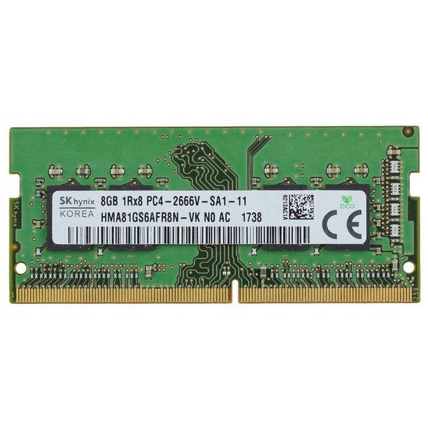 Пам'ять Hynix 8 ГБ DDR4 SO-DIMM 2666 МГц (HMA81GS6AFR8N-VK) 42293 фото