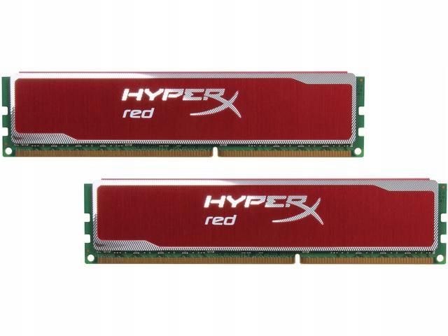 Пам'ять Kingston DDR3 1600 16 ГБ KIT 2x8 ГБ HyperX red C11 - 1.5v(KHX16C10B1RK2/16X) 41415 фото