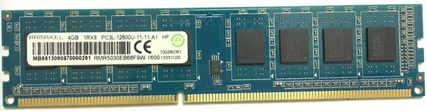 Пам'ять Ramaxel 4 ГБ DDR3L 1600 МГц (RMR5030EB68F9W-1600) 41983 фото