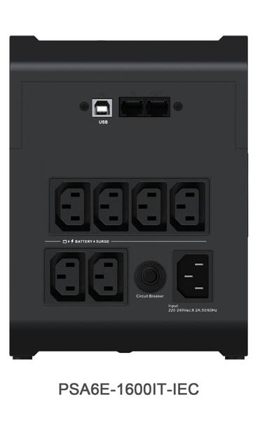 ДБЖ Vertiv PowerUPS 200 Essential 1600 ВА / 925 Вт (PSA6E-1600IT-IEC) PSA6E-1600IT-IEC фото