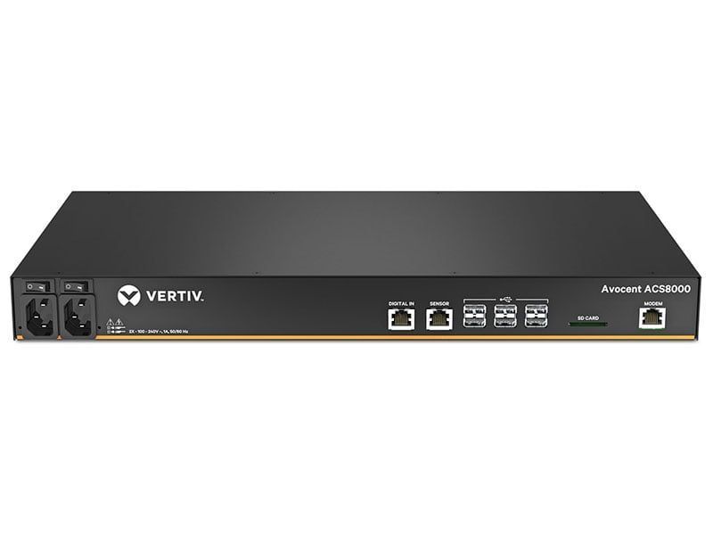 Консольний сервер Vertiv Avocent ACS 8000, 16 портів RS-232, з модемом (ACS8016MDAC-404) ACS8016MDAC-404 фото