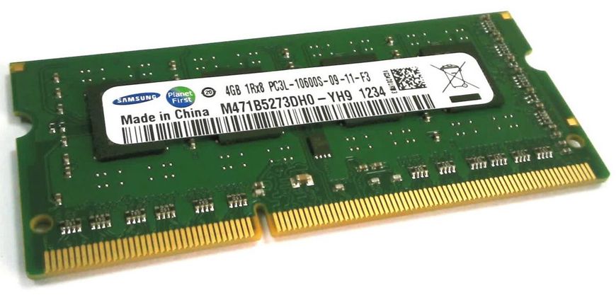 Пам'ять Samsung 4 GB SO-DIMM DDR3L 1333 MHz (M471B5273DH0-YH9) 42302 фото