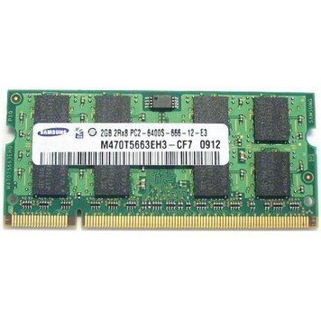 Память Samsung 2GB SO-DIMM DDR2 800Мгц (M470T5663EH3-CF7) 36773 фото