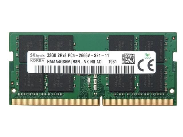 Пам'ять Hynix 32 ГБ SO-DIMM DDR4 2666 МГц (HMAA4GS6MJR8N-VK) 42034 фото