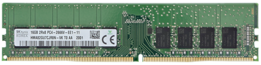Пам'ять Hynix 16 GB DDR4 2666 MHz ECC (HMA82GU7CJR8N-VK) 42477 фото