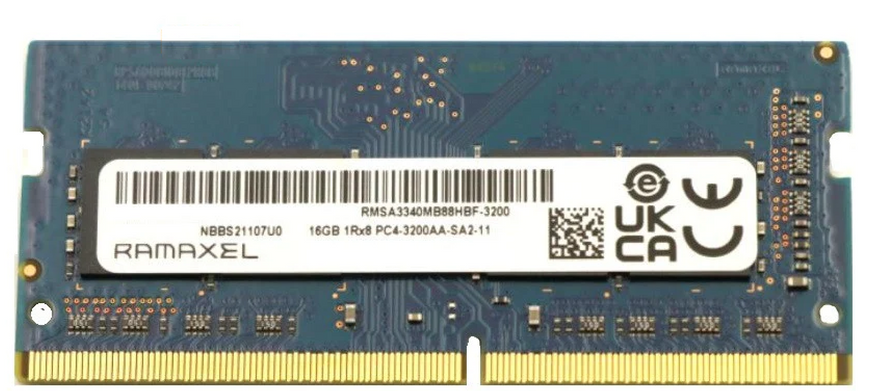 Пам'ять Ramaxel 16 GB SO-DIMM DDR4 3200 MHz (RMSA3340MB88HBF-3200) 42306 фото