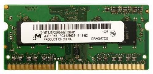 Пам'ять Micron 2 ГБ SO-DIMM DDR3 1600 МГц (MT8JTF25664HZ-1G6M1) 42040 фото