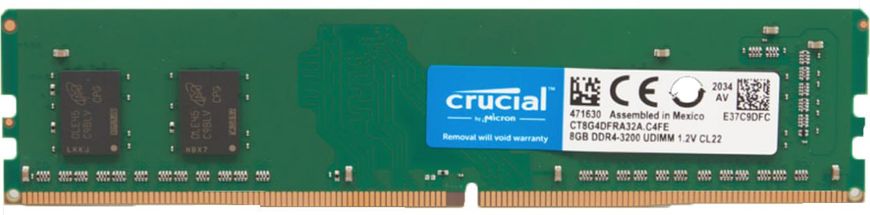 Пам'ять Crucial 8 ГБ DDR4 3200 МГц (CT8G4DFRA32A) 41909 фото