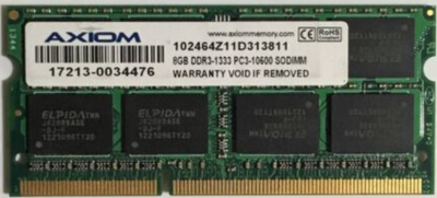 Пам'ять Axiom 8GB SO-DIMM DDR3 1333 MHz (102464Z11D313811) 42491 фото