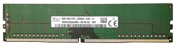Пам'ять Hynix 8GB DDR4 3200 MHz (HMA81GU6DJR8N-XN) 41554 фото