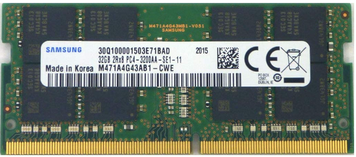 Память Samsung 32 ГБ SO-DIMM DDR4 3200 МГц (M471A4G43AB1-CWE) 41703 фото