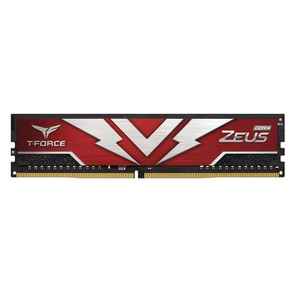 Пам'ять TEAM 8 GB DDR4 2666 MHz T-Force Zeus Red - (TTZD48G2666HC1901) 40905 фото