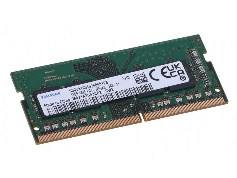 Пам'ять Samsung 16GB SO-DIMM DDR4 3200 MHz (M471A2G43CB2-CWE) 42536 фото