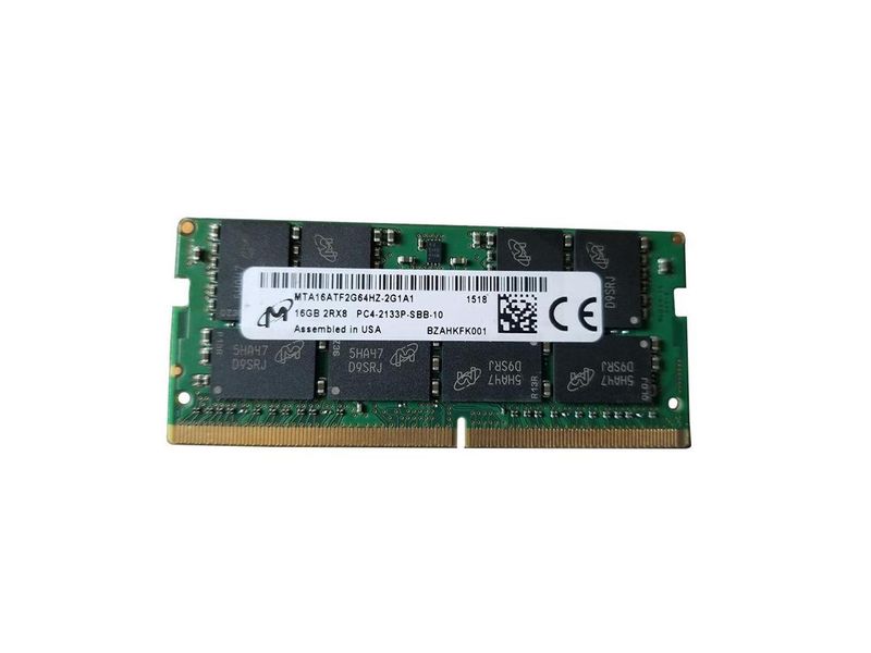 Пам'ять Micron 16 GB SO-DIMM DDR4 2133 MHz (MTA16ATF2G64HZ-2G1A1) 41819 фото
