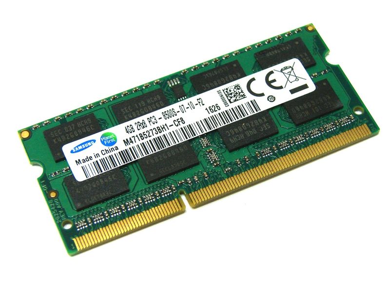 Пам'ять Samsung 4 ГБ SO-DIMM DDR3 1066 МГц (M471B5273BH1-CF8) 42188 фото