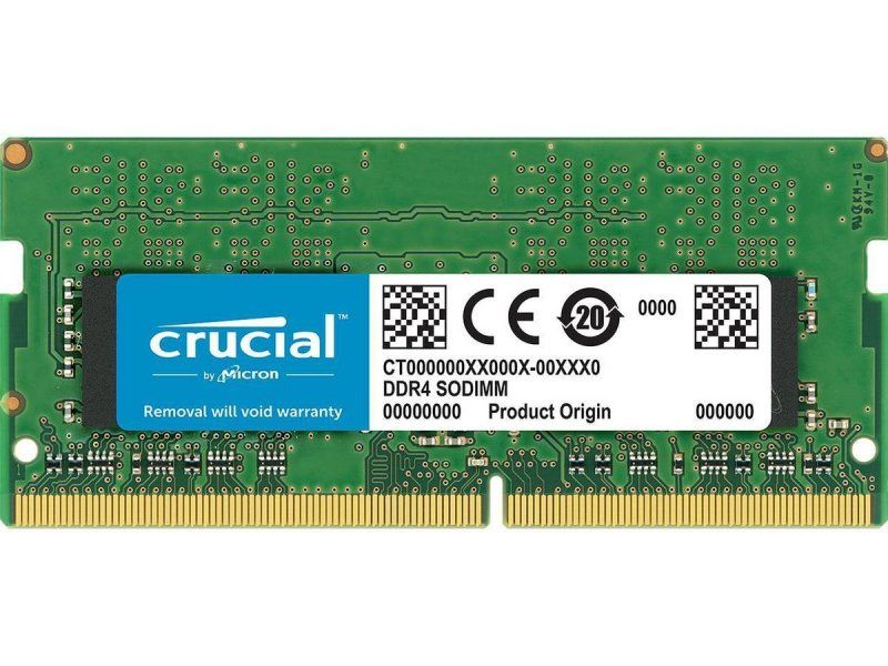 Пам'ять Crucial 8 GB SO-DIMM DDR4 2666 MHz (CT8G4SFS8266) 41564 фото
