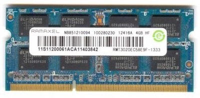 Пам'ять Ramaxel 4Gb SO-DIMM DDR3 1333 MHz (RMT3020EC58E9F-1333) 42500 фото