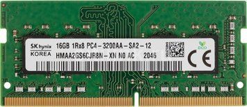 Память Hynix 16 ГБ SO-DIMM DDR4 3200 МГц (HMAA2GS6CJR8N-XN) 41590 фото