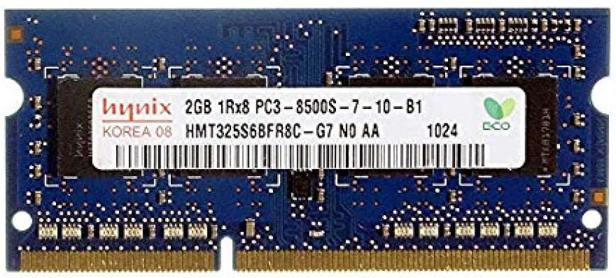 Пам'ять Hynix 2 ГБ SO-DIMM DDR3 1066 МГц (HMT325S6BFR8C-G7) 42058 фото