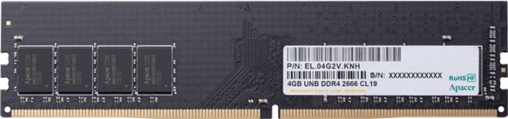 Оперативная память Apacer 4 GB DDR4 2666 MHz CL19 1,2V (EL.04G2V.KNH) 40094 фото
