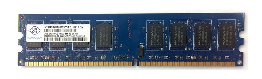 Пам'ять Nanya 2 GB DDR2 800 MHz (NT2GT64U8HD0BY-AD) 41927 фото