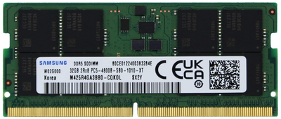 Пам'ять Samsung 32 GB SO-DIMM DDR5 4800 MHz (M425R4GA3BB0-CQKOL) M425R4GA3BB0-CQKOL фото