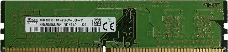 Оперативная память Hynix ORIGINAL DDR4 4GB 2666 MHz (HMA851U6JJR6N-VKN0) 37574 фото
