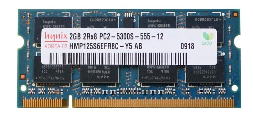 Пам'ять Hynix 2GB SO-Dimm DDR2 667МГц (HMP125S6EFR8C-Y5) 42068 фото