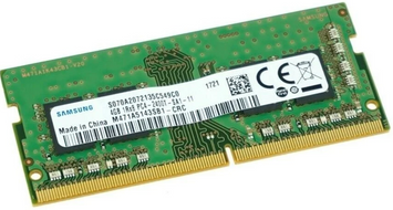 Память Samsung 4 ГБ SO-DIMM DDR4 2400 МГц - (M471A5143SB1-CRC) 41070 фото
