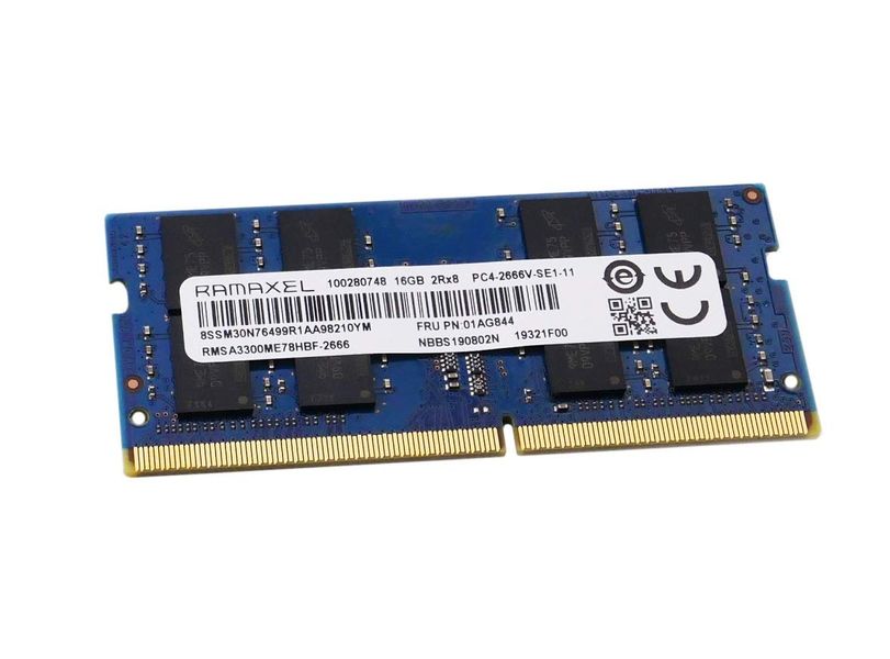 Пам'ять Ramaxel 16 ГБ DDR4 SO-DIMM 2666 МГц (RMSA3300ME78HBF-2666) 42359 фото