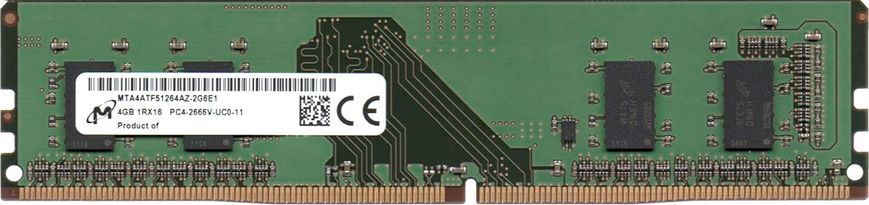 Пам'ять Micron 4 ГБ DDR4 2666 МГц (MTA4ATF51264AZ-2G6E1) 41965 фото