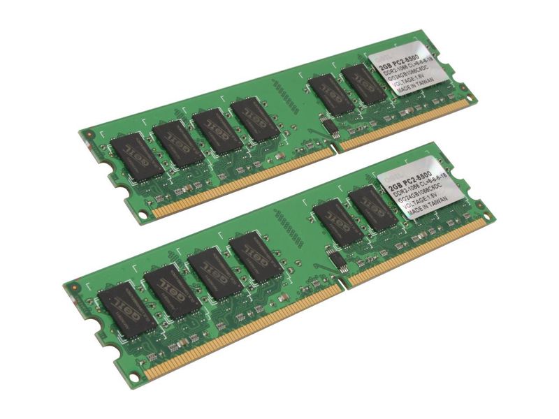 Пам'ять Geil 2GB DDR2 1066 MHz (GG24GB1066C6DC) Б/В 41779 фото