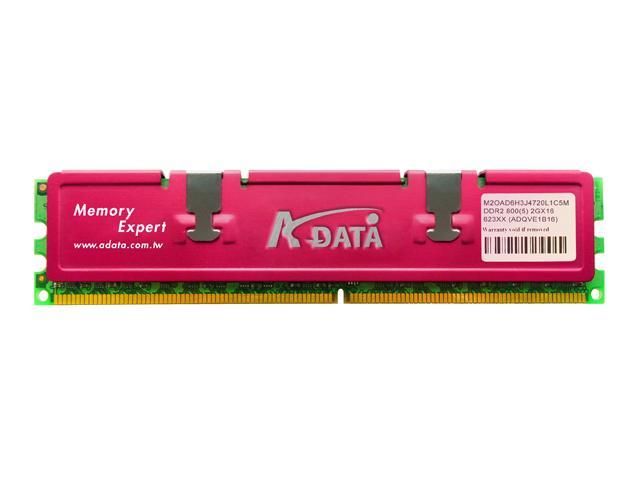 Пам'ять ADATA 2GB DDR2 800 MHz (ADQVE1B16) Б/В 41781 фото