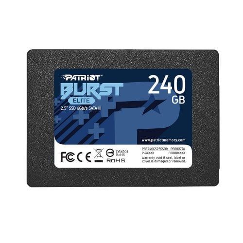 SSD 240G 2.5'' SATA3 PATRIOT BURST ELITE (PBE240GS25SSDR) 42516 фото