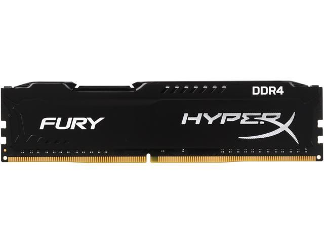 Пам'ять HyperX 4 ГБ DDR4 2400 МГц FURY Б/В(HX424C15FB/4) 41667 фото