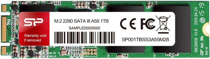 SSD 1ТБ M.2 2280 Silicon Power A55 (SP001TBSS3A55M28) 42345 фото