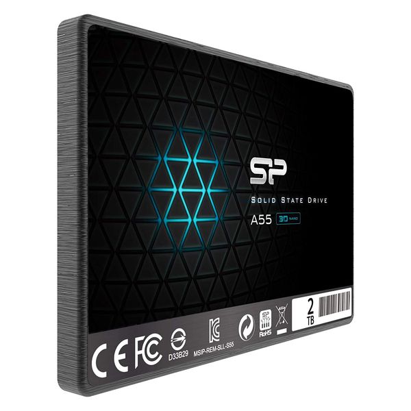 SSD 2Tb 2.5'' SATA3 SILICON POWER A55 (SP002TBSS3A55S25) 42346 фото