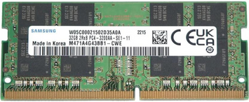 Память Samsung 32GB SO-DIMM DDR4 3200 MHz (M471A4G43BB1-CWE) 42563 фото