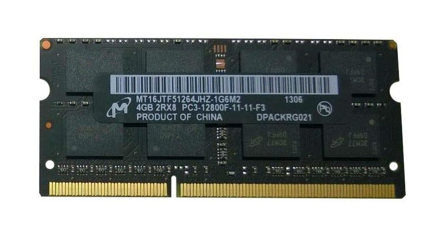 Пам'ять Micron 4 ГБ SO-DIMM DDR3 1600 МГц (MT16JTF51264JHZ-1G6M2) 42170 фото