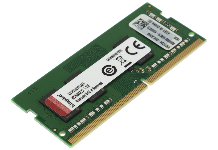 Пам'ять Kingston 4GB DDR4 SO-DIMM 2666MHz (KVR26S19S6/4) 42348 фото
