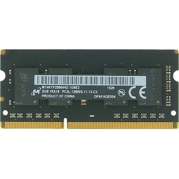 Память Micron 4 ГБ SO-DIMM DDR3L 1600 МГц (MT8KTF51264HZ-1G6E2) 42171 фото