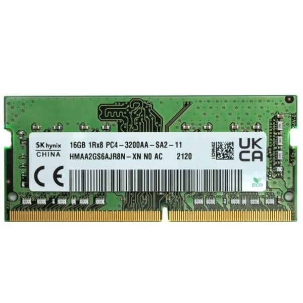 Пам'ять Hynix 16 ГБ SO-DIMM DDR4 3200 МГц (HMAA2GS6AJR8N-XN) 41808 фото