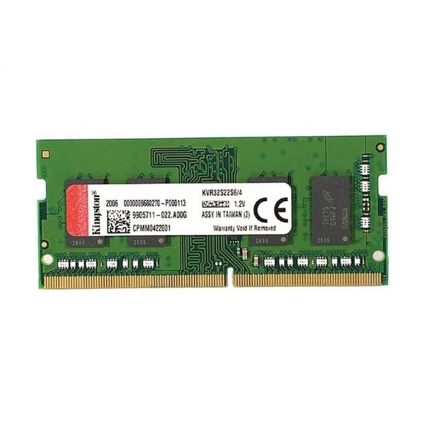 Пам'ять Kingston 4 ГБ DDR4 SO-DIMM 3200 МГц (KVR32S22S6/4) 42349 фото