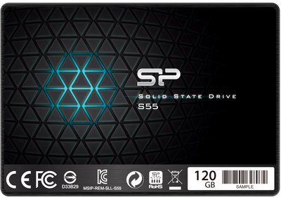 Silicon Power Slim S55 120GB 2.5" SATAIII TLC (SP120GBSS3S55S25) 40241 фото