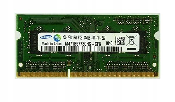 Пам'ять Samsung 2 ГБ SO-DIMM DDR3 1066 МГц (M471B5773CHS-CF8) 42352 фото