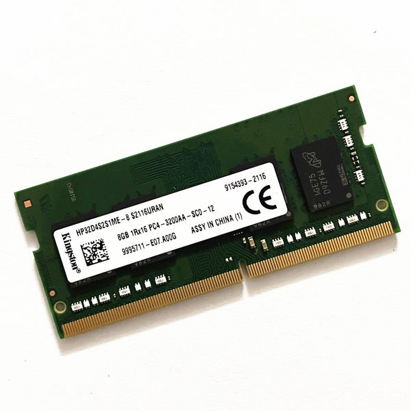 Пам'ять Kingston 8 ГБ SO-DIMM DDR4 3200 МГц (9995711-E07.A00G) 41693 фото