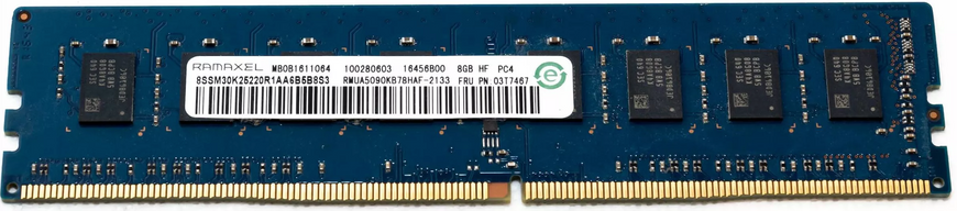 Пам'ять Ramaxel 8GB DDR4 2133 MHz (RMUA5090KB78HAF-2133) 41961 фото