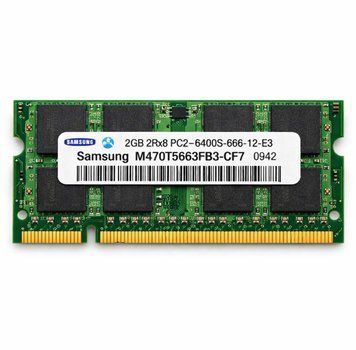 Память Samsung 2GB SO-DIMM DDR2 800Мгц (M470T5663FB3-CF7) 512992 фото
